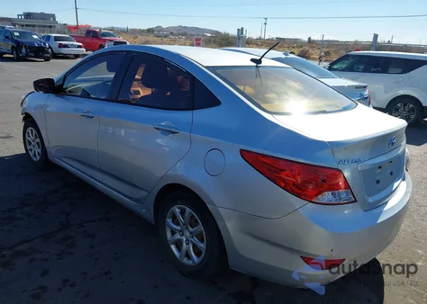 2013 Hyundai Accent Gls из США, поврежденный, VIN KMHCT4AE4DU501750
